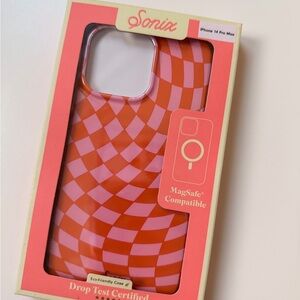 Sonix checkmate pink/orange MagSafe iPhone 14 Pro Max